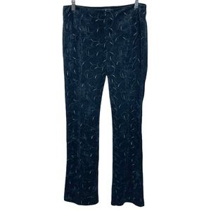 Sno Skins Black Velvet Plush Embroidered Pants Size 6